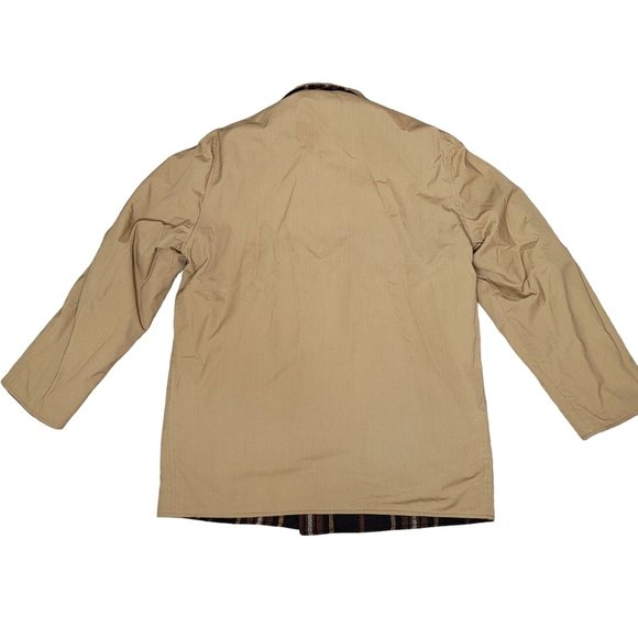 Pendleton vintage reversible wool plaid heavy winter mens jacket size Large/XL - Picture 9 of 16